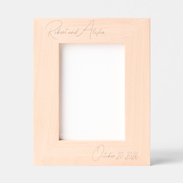 Presente de Casamento para Casal | Quadro de Fotos (Front)