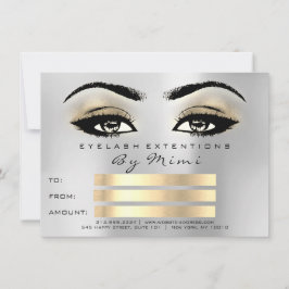Presente de Certificado de Artista de Maquiagem de
