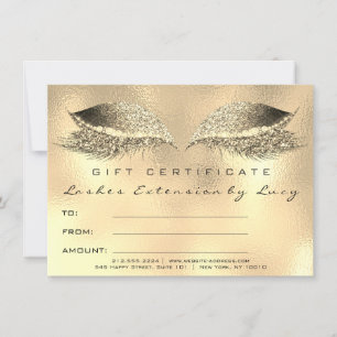 Presente de Certificado de Makeup do Beauty Studio