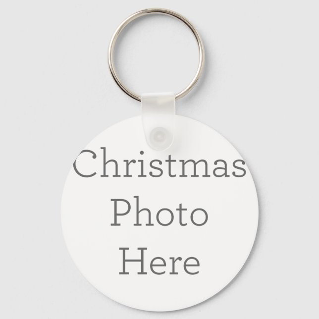 Chaveiro Círculo de Metal, 5,08cm (Frente)