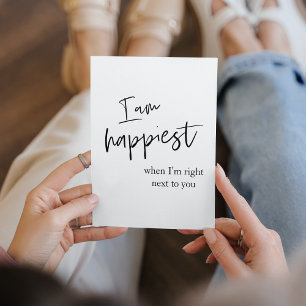 Presente de citação preto romântica da Tendy