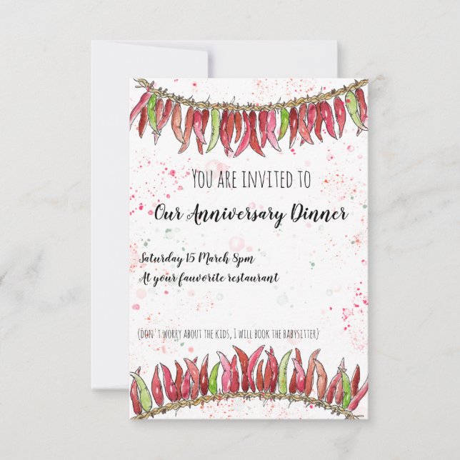 presente de convite para janto de aniversário (Frente)