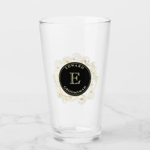 Presente de Copo de Pint para Padrinho em Ouro Pre