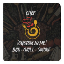 Presente de Cozinha de Mármore Chef Personalizado