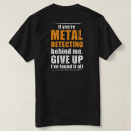 Presente de detecção de metal ideal para t-shirt d