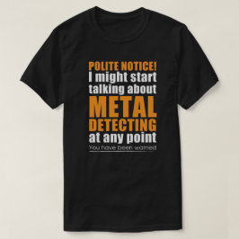 Presente de detecção de metal ideal para t-shirt d