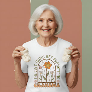 Presente de dia de as mães para camiseta vovó