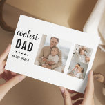 Presente de Dia de os pais Feliz para Foto de Cola<br><div class="desc">O "Melhor Pai de Colagem Moderna - Foto Colorida Nunca Dotado" é um presente personalizado e único para qualquer pai que mereça ser celebrado. O presente é uma foto de colagem composta por várias imagens individuais que foram cuidadosamente organizadas para criar um design impressionante e atraente. O presente é uma...</div>