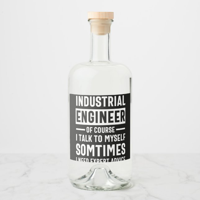 Presente de Engenheiro Industrial Engraçado (Frente)