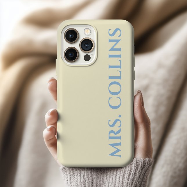 Presente de Estojo de Telefone de Aniversário para (Couple’s Custom Phone Case – Wedding Date & Name Personalized Gift)