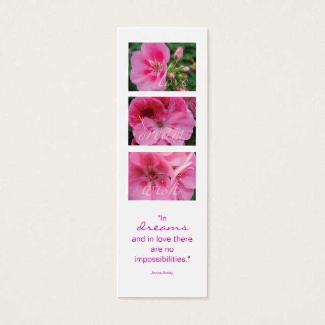 Presente de favorito da flor rosa (Frente)