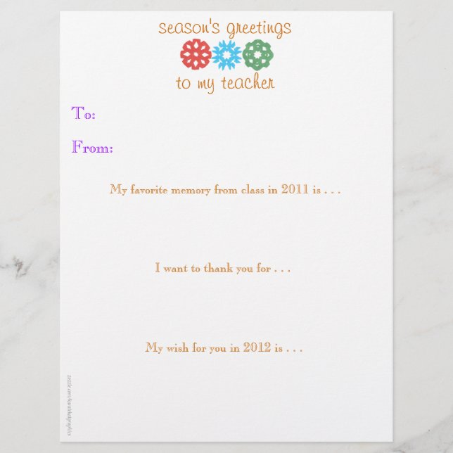 Presente de Férias para o Professor - 2011 / 2012 (Frente)