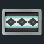 Presente de Fivela do Cinturão de Argyle Retro<br><div class="desc">O design é da arte original.</div>