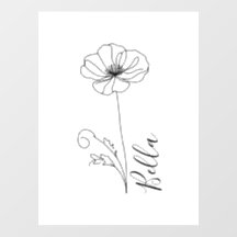 Presente de Flor de Nascimento de Agosto Poppy par