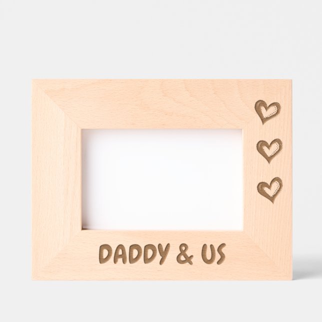 Presente De Fotografia Para Pai, Pai E Quadro De I (Front)