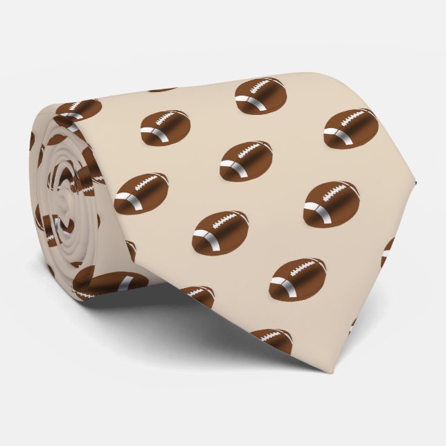 Presente de Futebol - Gravata de Futebol - Gravata (Rolled)
