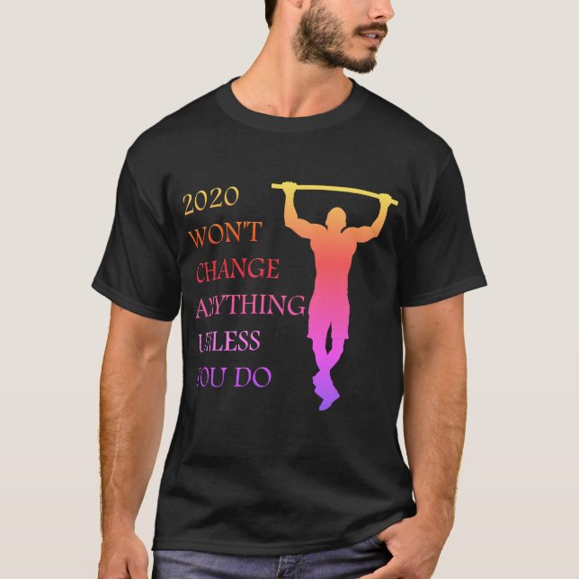 Presente de ginástica de camiseta 2020: malhação d (Frente)