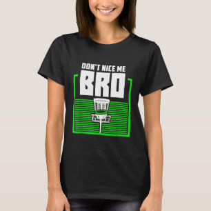 Presente De Golfe De Disco Para Um T-Shirt Jogador