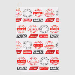 Presente de Golfistas! Retirada Divertida Toalha d