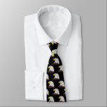 Presente de gravata de impressão do pescoço de águ<br><div class="desc">Presente de gravata de pássaro da águia americana na impressão para os homens. Gravatas de cores personalizadas para pai,  marido,  irmão,  amigo,  observador de pássaros,  guarda florestal,  noivo e outros.</div>