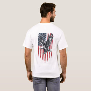 Presente de liberdade de camiseta do Patriótico Am