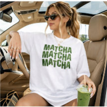 Presente de Matcha, camiseta MATCHA, camiseta de m