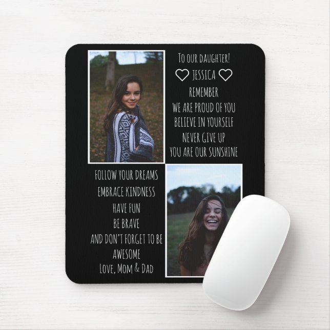 Presente De Mensagem De Amor Para O Mousepad De Fo (Com mouse)