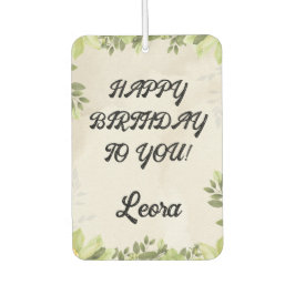Presente de Mensagem de Aniversário Personalizada