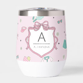 Presente de Monograma na Taça de Pickleball para e