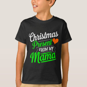 Presente de Natal da Minha Mamãe Camiseta de Arte