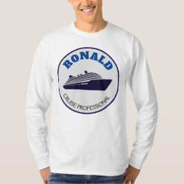 Presente de Nome de Camisa de Arrendamento Longo P