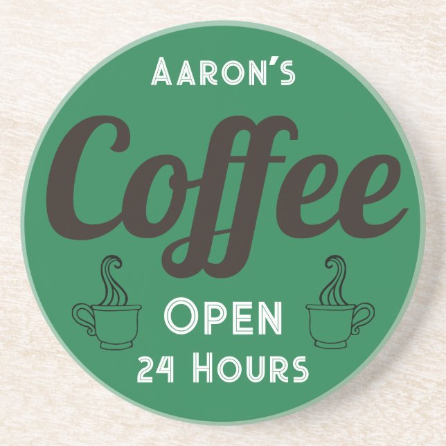 Presente de Porta-Copos de Café Personalizado (Frente)