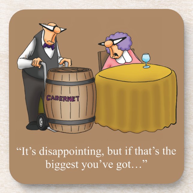 Presente de Porta copos de humor de vinho hilarian (Frente)