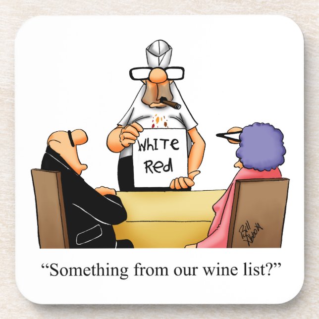 Presente de Porta copos de humor de vinho hilarian (Frente)