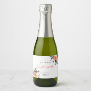 Presente de Proposta de Bridesmaid Floral Rústica