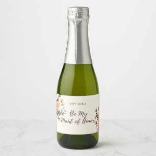 Presente de Proposta de Madrinha de casamento Flor