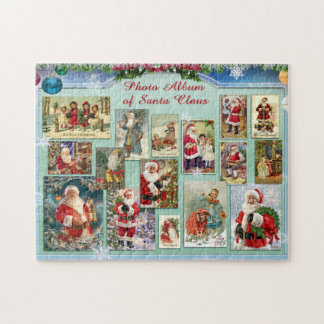 presente de quebra-cabeça de Natal Santa Claus