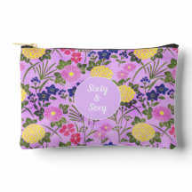 Presente de sacola de costura sexy e floral para a