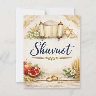 Presente de Shavuot, Festa das Semanas, Feriado Ju