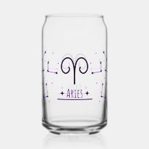 Presente de Vidro para Áries Signo do Zodíaco Árie