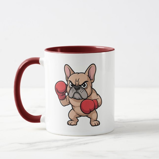 Presente de xícara de café engraçado Kawaii French (Esquerda)