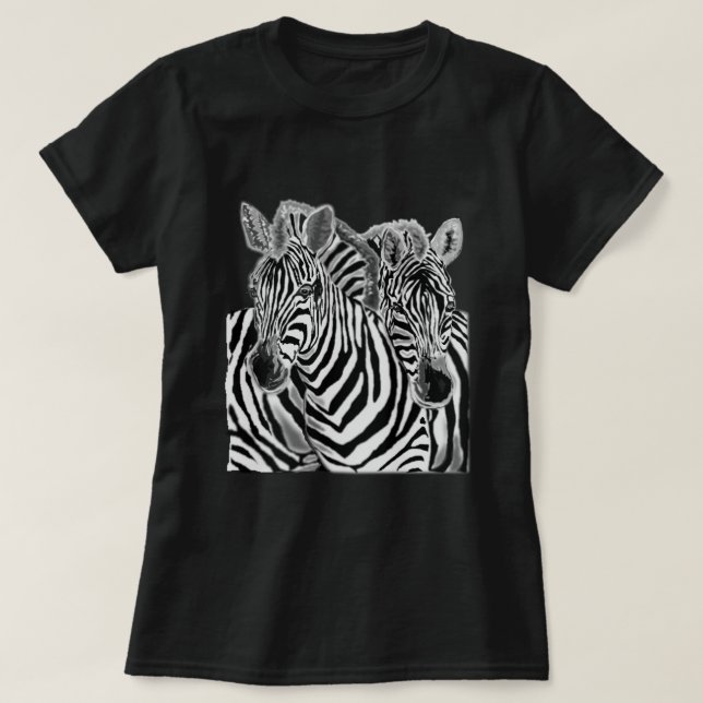 Presente de Zebra T-Shirt (Frente do Design)