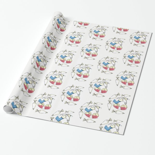 Presente Desdecorador de bolos de papel embutido (Desenrolado)
