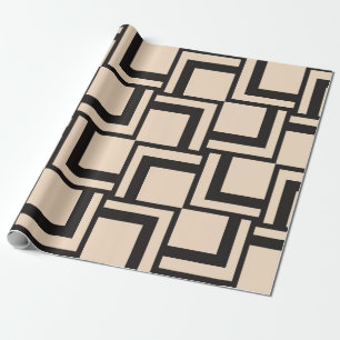 Presente desenho de papel de parede decorativo em forma. Vi