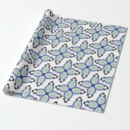Presente design abstrato personalizado em papel de empacota