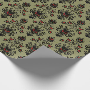 Presente Design assombrado do Natal do papel de parede da