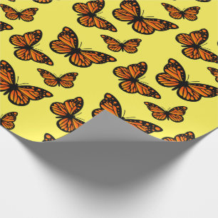 Presente Design de borboleta Monarch - Papel de enrolamento
