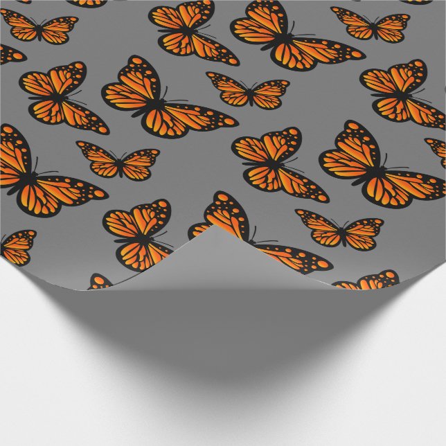 Presente Design de borboleta Monarch - Papel de enrolamento (Ponta)