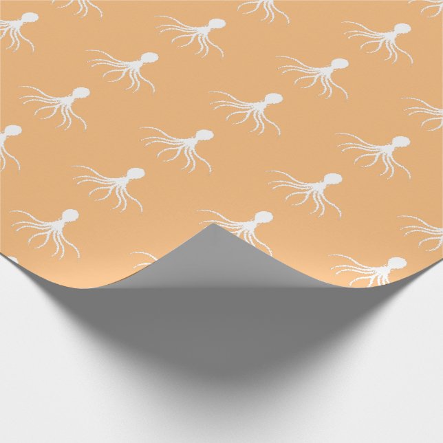 Presente Design de Octopus em dificuldades - Papel de enrol (Ponta)