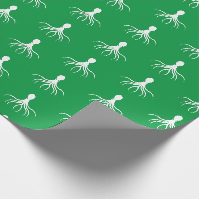 Presente Design de Octopus em dificuldades - Papel de enrol (Ponta)